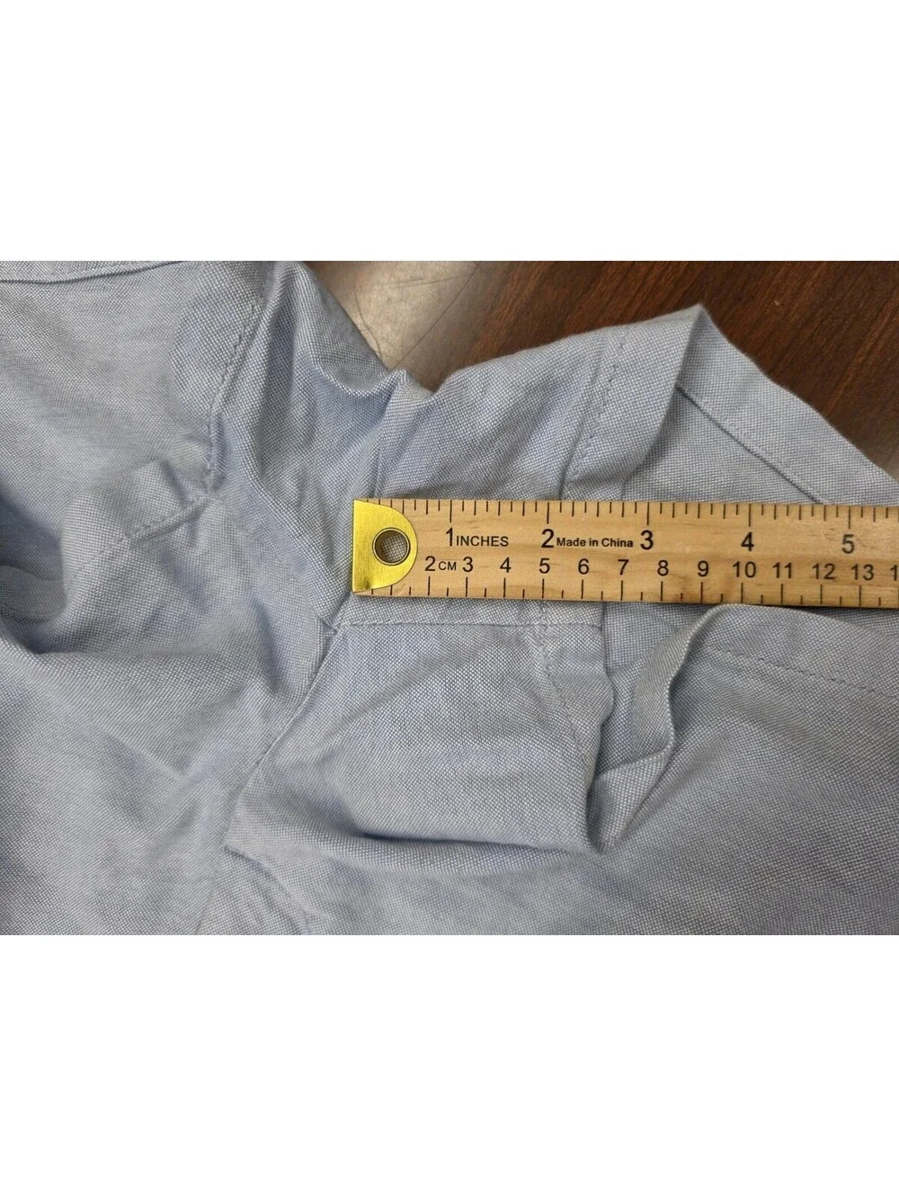 J Crew Womens Size 0 Flat Front 100% Cotton Oxford Shorts Light Blue Preppy